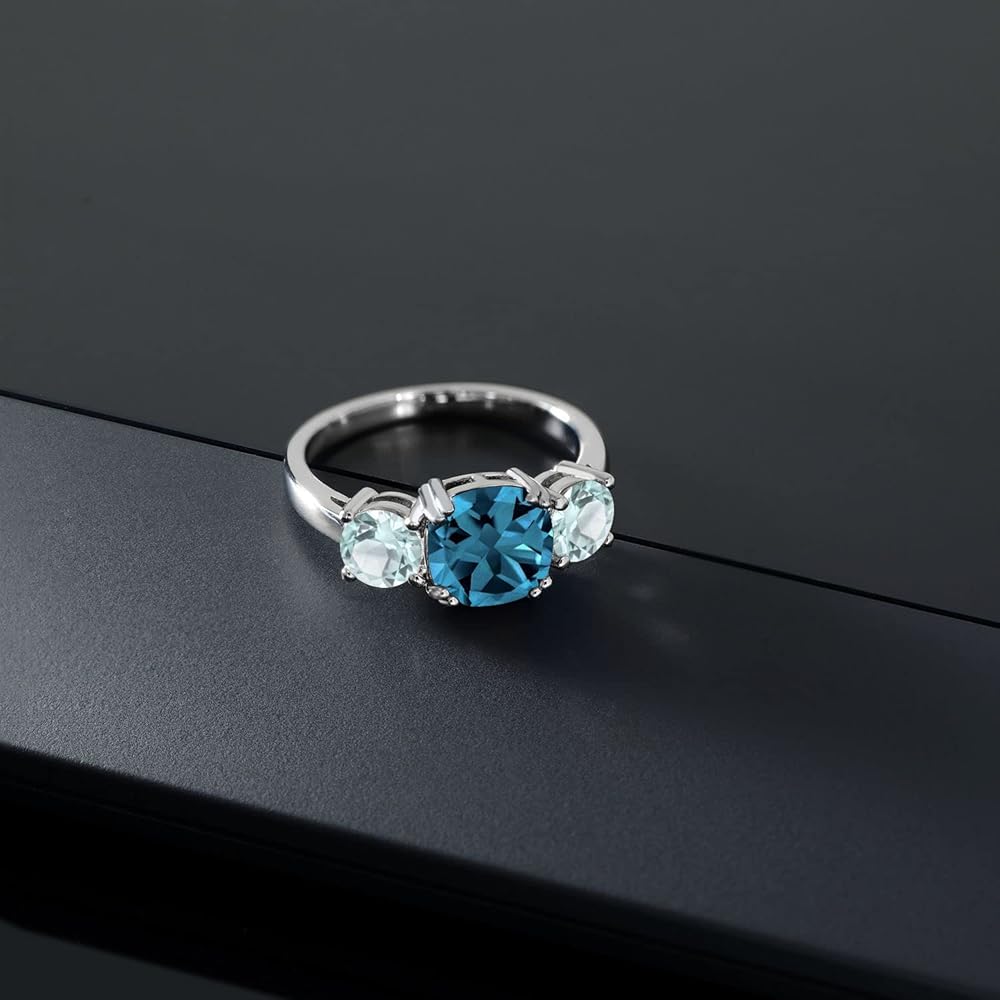 め*る様 新品❣️天然スカーブルートパーズ＆ダイヤモンド925K14PG仕上げピ Amazon.co.jp: [Gem Stone King] 3.74カラット 天然 ロンドン